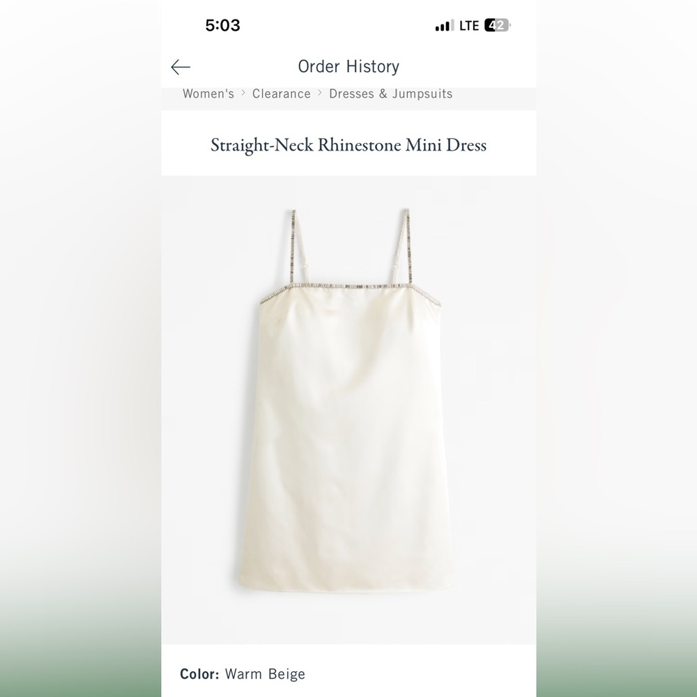 Abercrombie rhinestone mini dress